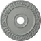 Ekena Millwork Wreath Ceiling Medallion (Fits Canopies up to 6"), 21 1/8"OD x 3 5/8"ID x 7/8"P, Primed White CM21WR - alternate 1